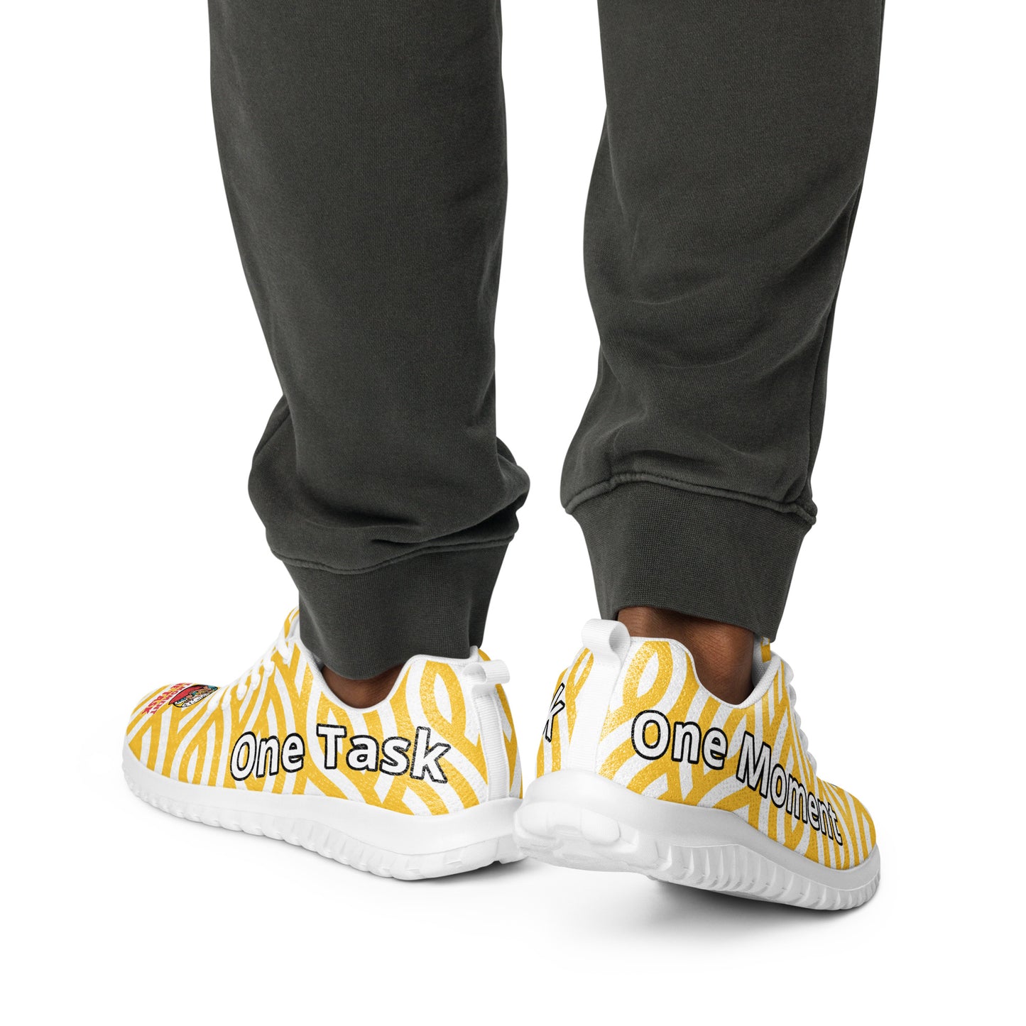 Mindfulness Matters Surfer Men’s Athletic Shoe