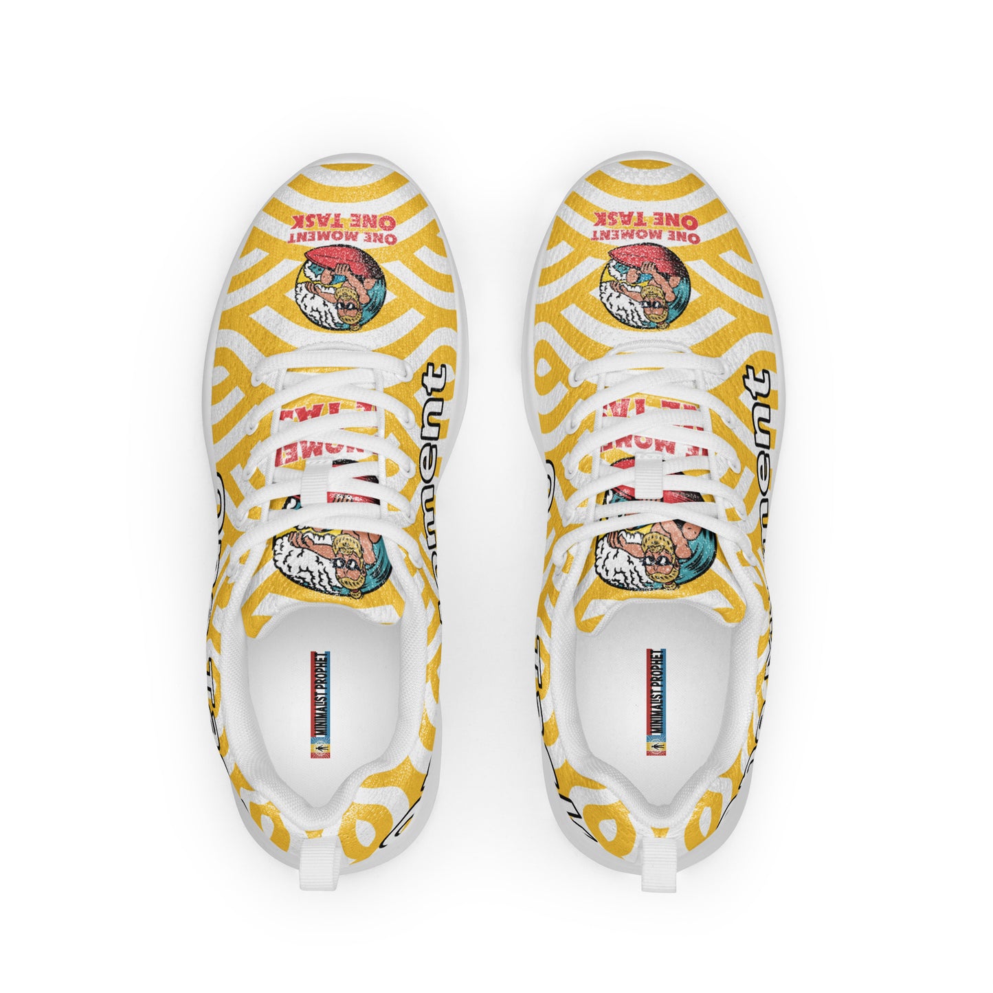 Mindfulness Matters Surfer Men’s Athletic Shoe
