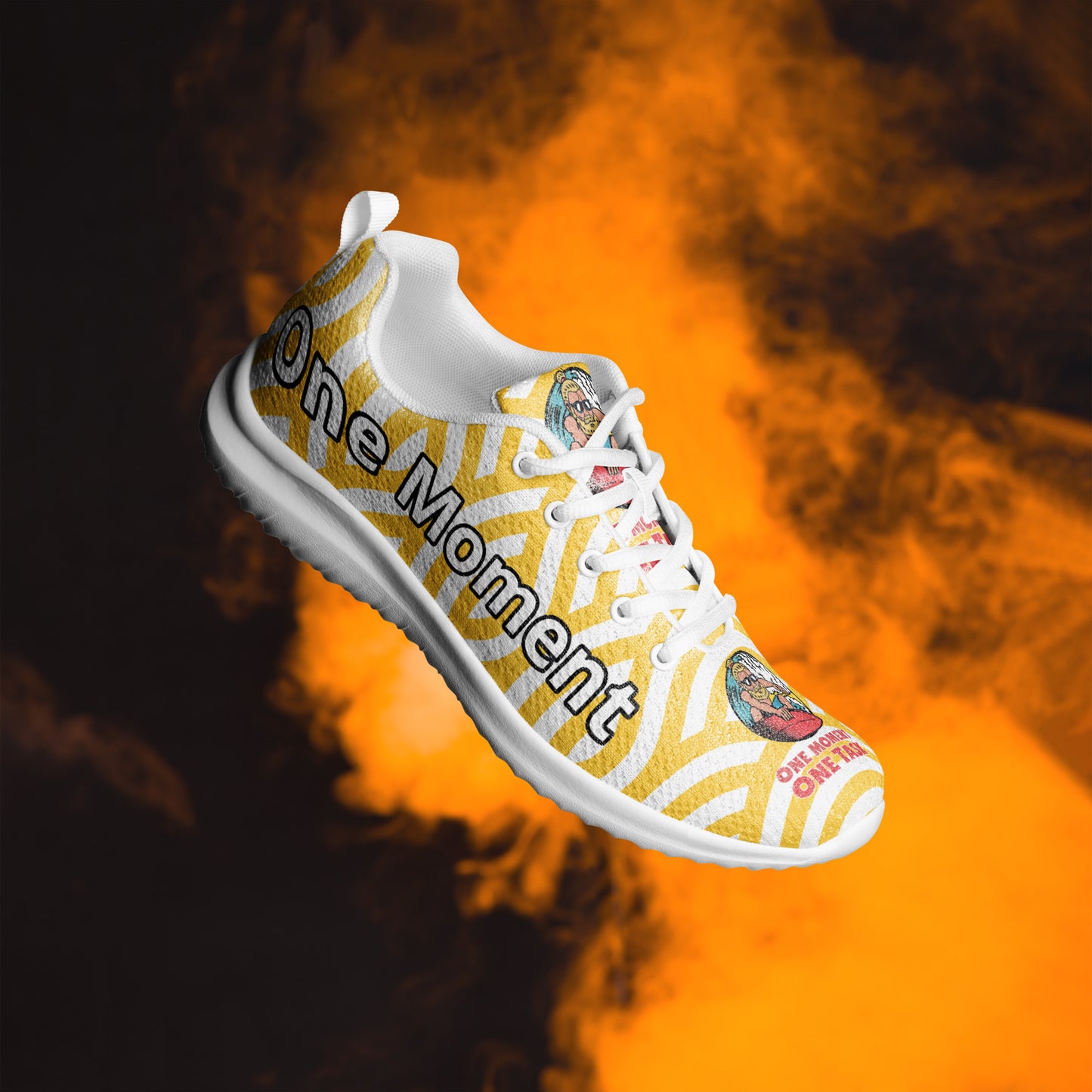 Mindfulness Matters Surfer Men’s Athletic Shoe